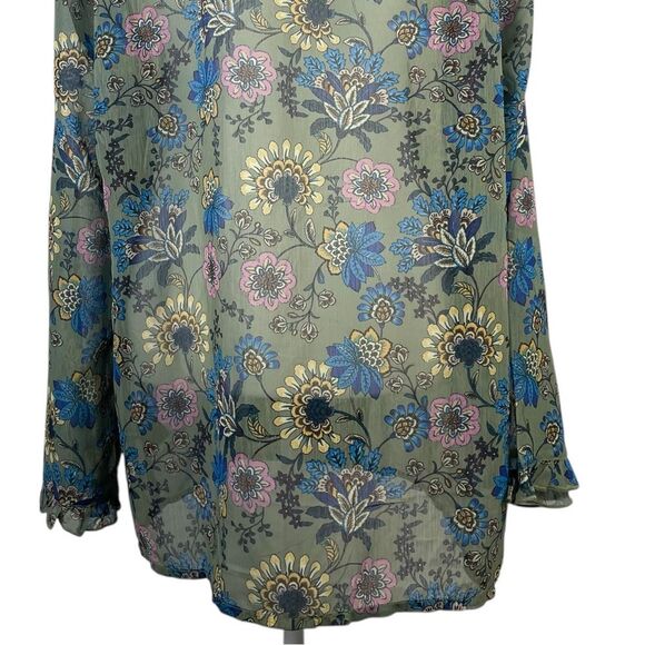 Soft Surroundings Floral Ceres Tunic Top Size L‎ NEW Boho Embellished - Picture 8 of 11
